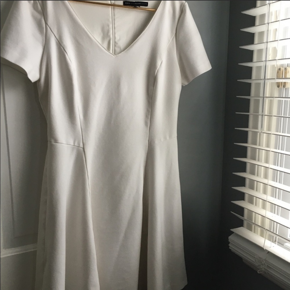 WHBM Seamed Fit-and-Flare Dress size L